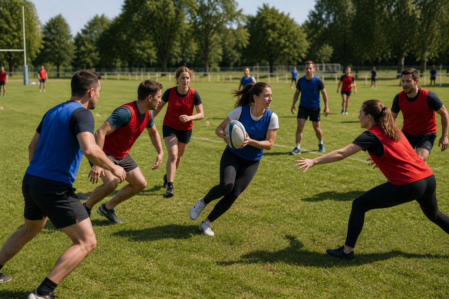 Jeu Rugby à toucher