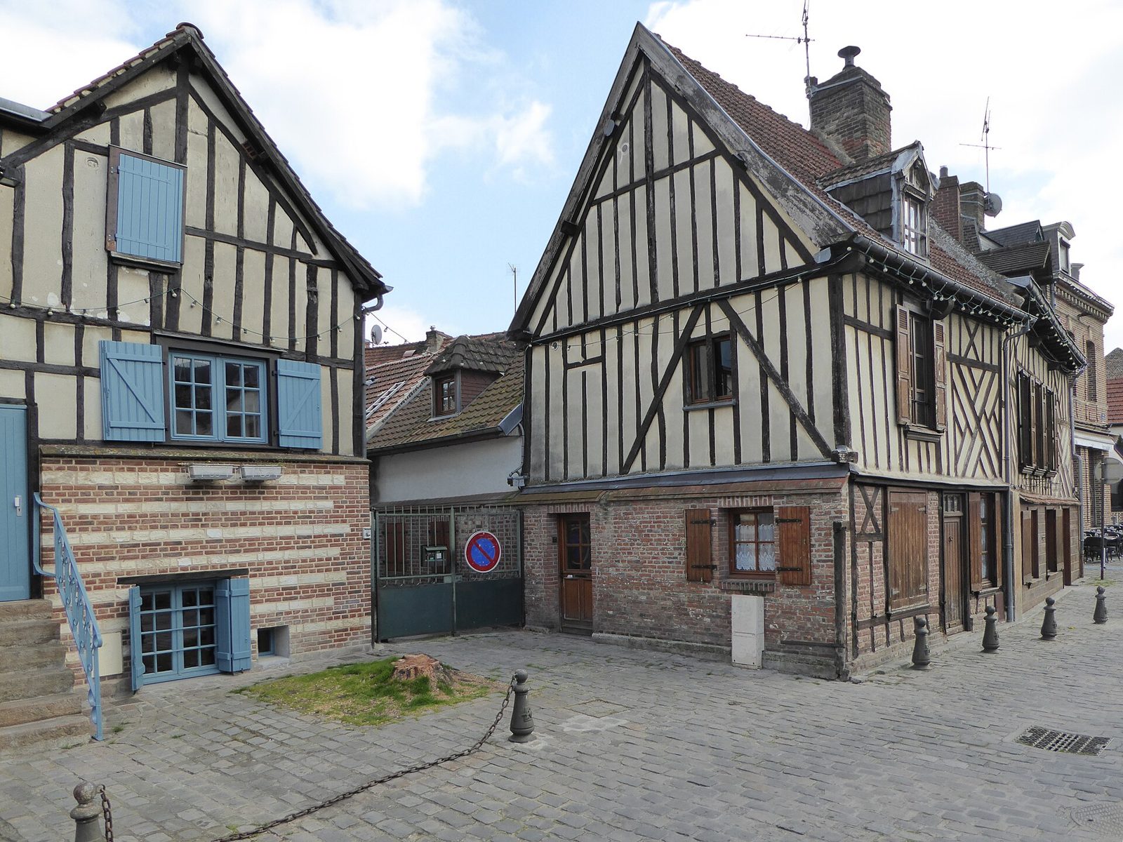 Maisons à colombages du quartier Saint-Leu à Amiens
