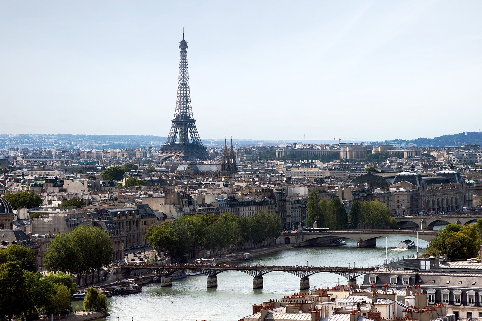 La Seine et la tour Eiffel à Paris